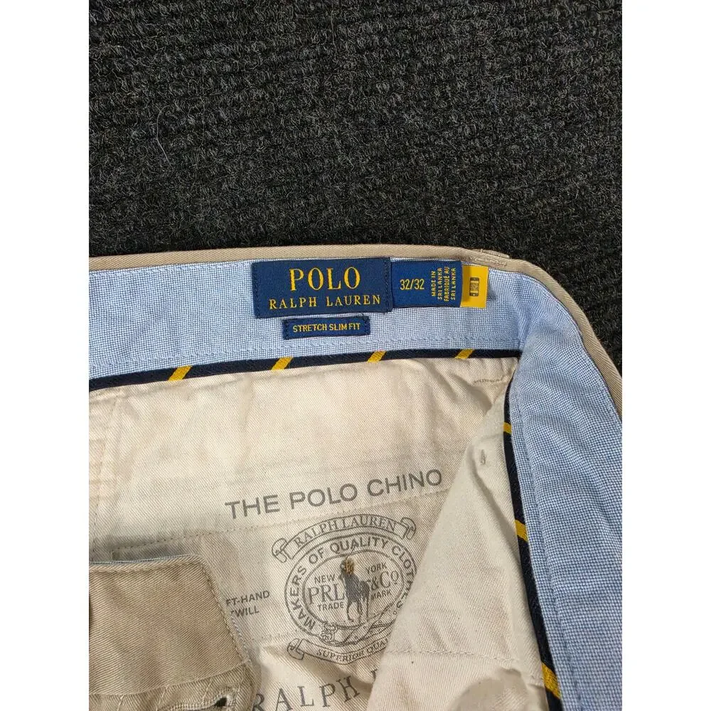Polo Ralph Lauren Stretch Slim Fit Chinos 32x32 Tan